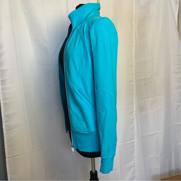 Lululemon Nice Asana Jacket *Brushed, Surge, Size 6, Good Used Condition - Picture 6 of 10